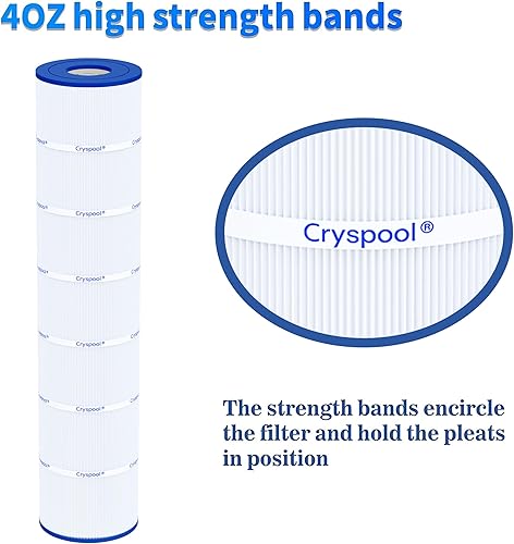 Miniatura 5 de Cryspool 07116 Filtro compatible con Jandy CL580, CV580, A0104100, R0357900, PJAN-145, C-7482, FC-0820, cartucho de filtro de piscina de 145 pies