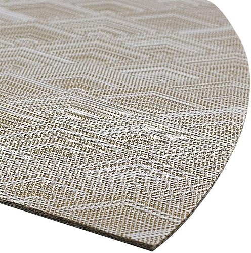 Miniatura 10 de juego de 6manteles individuales impermeables para mesa de comedor, lavables con un paño