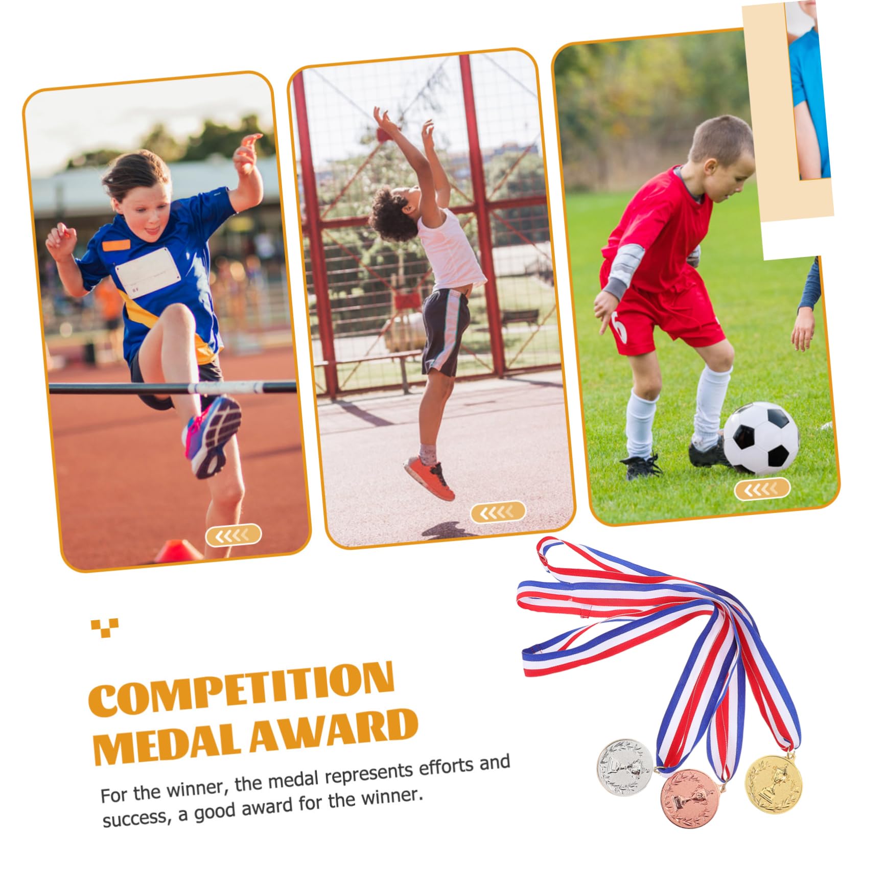WOONEKY 12 De : Premios De Oro, Plata Y Bronce para Competiciones, De Fiesta para Niños, Decoraciones De Fiesta Y Premios Deportivos.