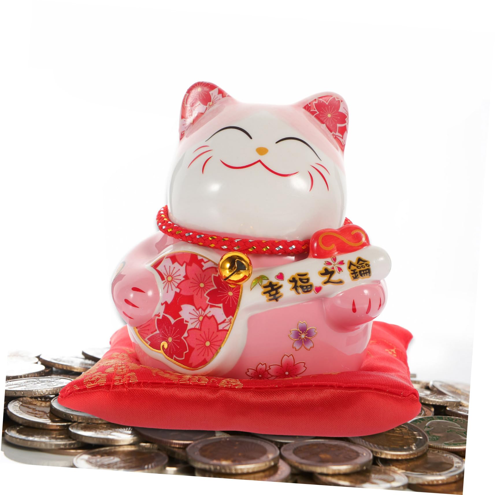 Sparschwein Mit Katzenmotiv Münzbehälter Glückskatzen-spardose Niedliche Spardose Dekorative Figur Geschenk Für Geburtstag Weihnachten Neujahr