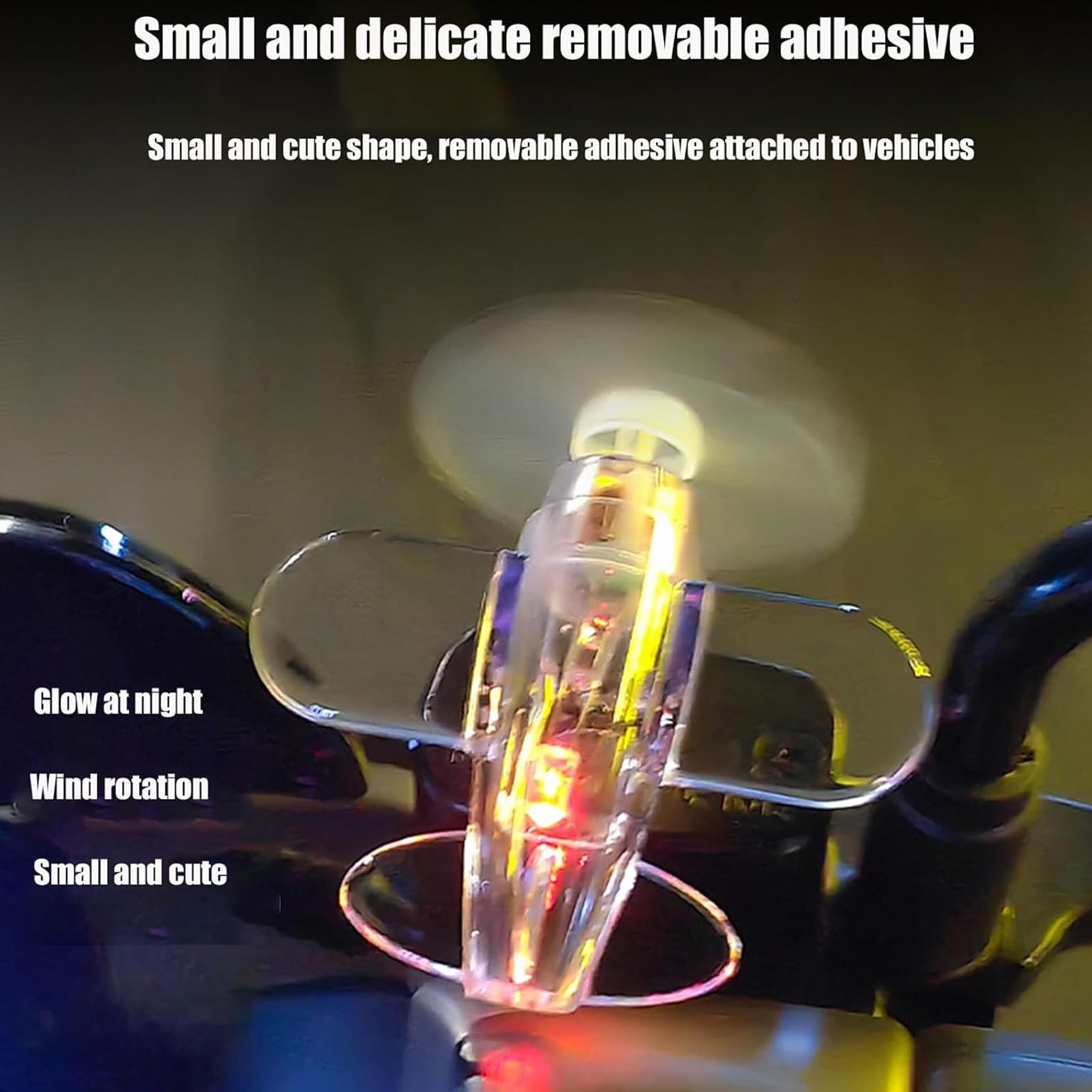 Wind-Powered LED Airplane Propeller Bike Lights - 4 Pack Colorful Spinning Decor For Bicycles, Scooters & Helmets