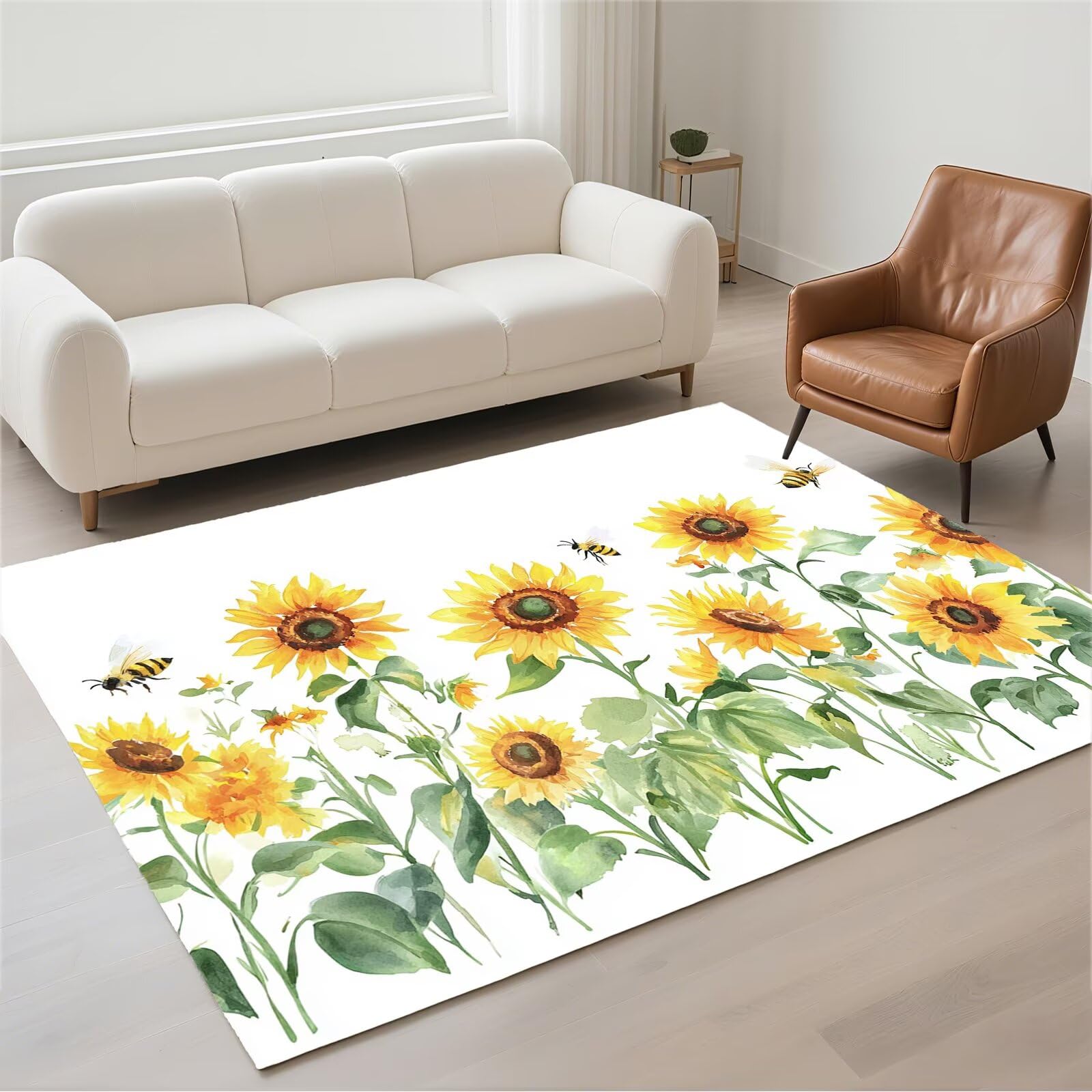 Doux pile bouclée grand carpet blanc 100x200cm tapis salon moderne lavable antidérapant