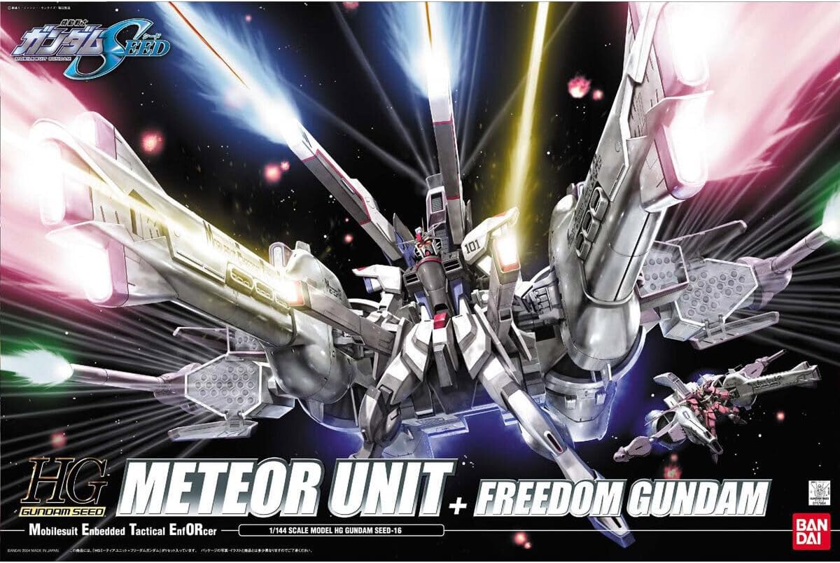 Bandai Hobby - Gundam Seed - #16 Meteor Unit + Freedom Gundam, BandaiHG SEED