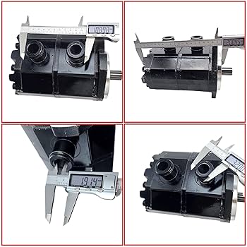 Amazon.com: Pmtihxu Hydraulic Double Gear Pump 6687864 Fits