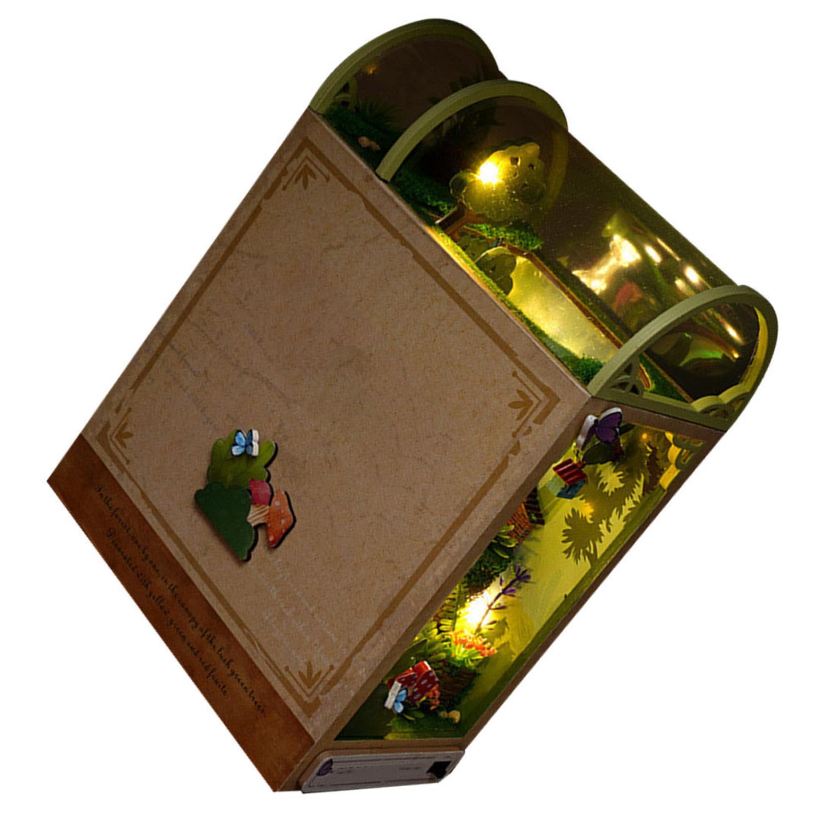 Maison miniature à assembler idée cadeau créatif et déco bois - 8