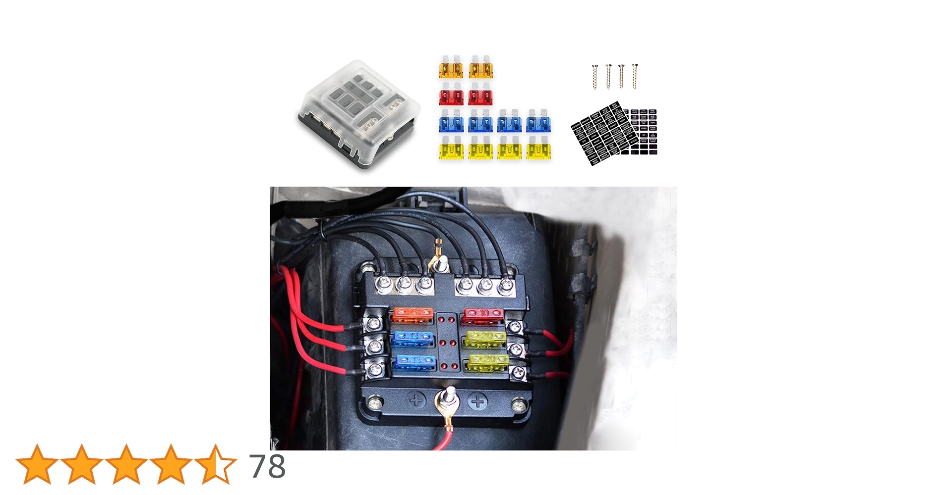 Amazon.co.jp: ASUBHA 6ウェイマリンヒューズブロック、LED