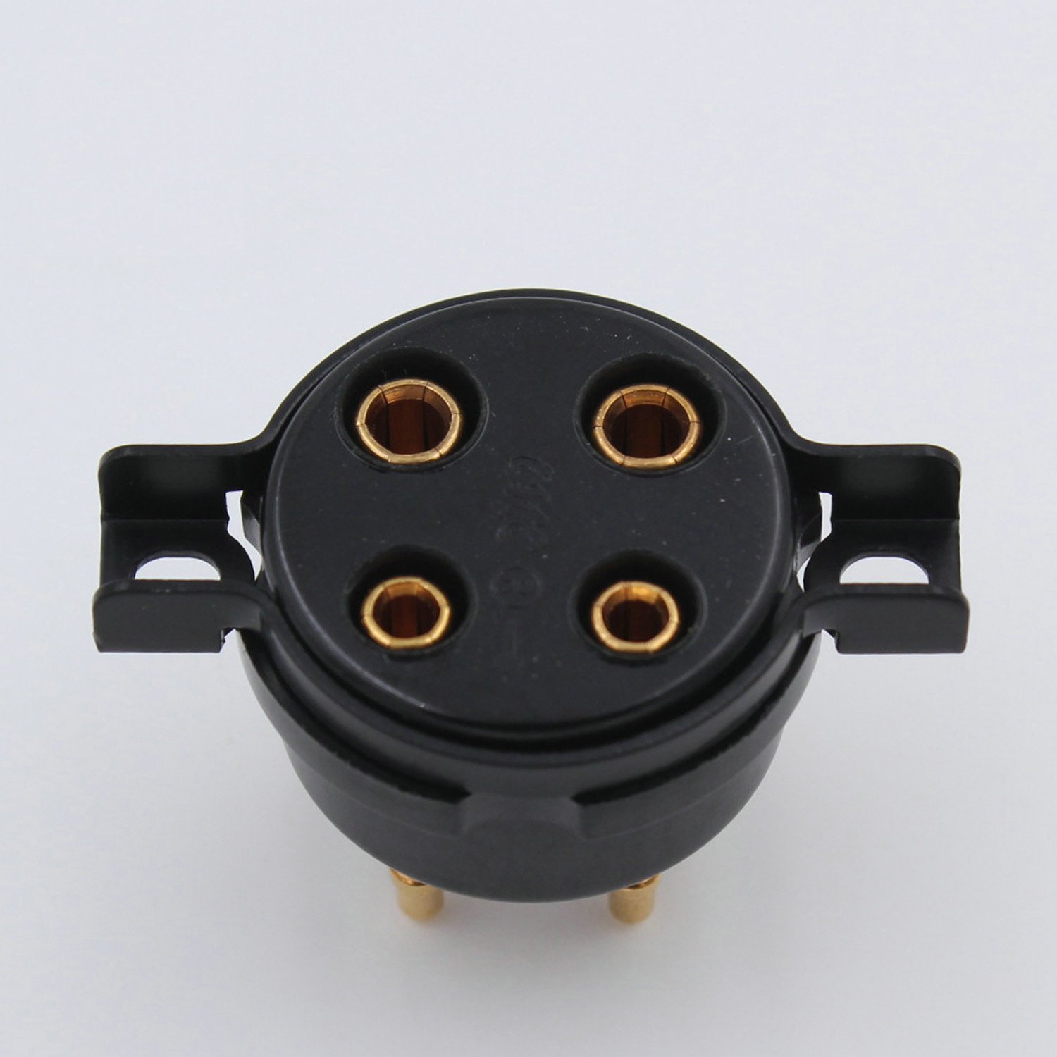 10PCS CMC 4PIN Bakelite Tube Socket Gold Plated for 300B-T 2A3 300B VT52 5Z3