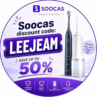Soocas promo code "LEEJEAM" – Top 2026 beauty tech deal with up to 50% off