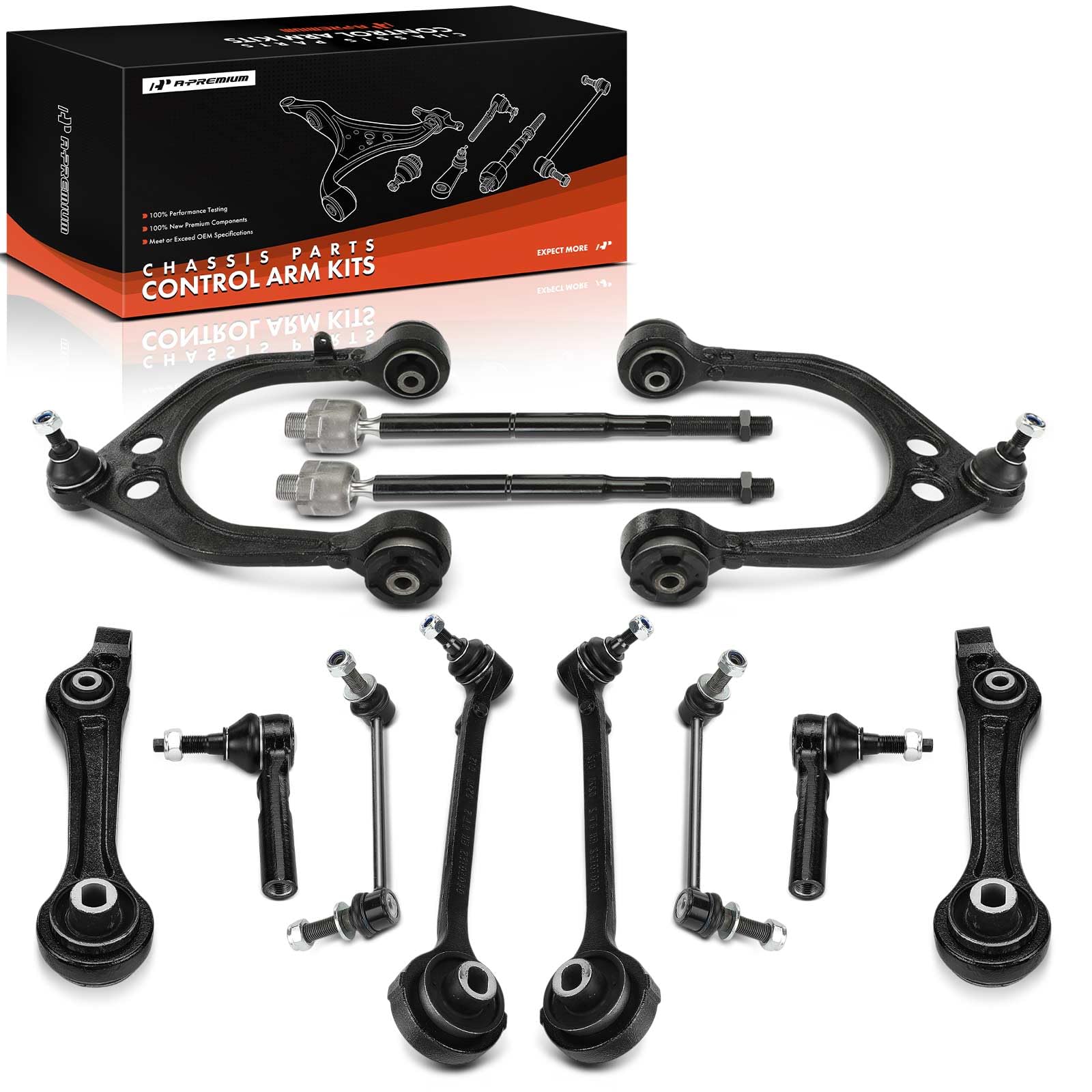 4x Set Brazo De Control Delantero Trasero Para Dodge Magnum