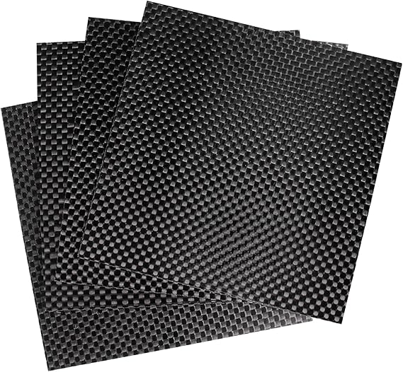 COYOUCO Carbon Fiber Sheet 100% 3K Carbon Fiber Laminate Plate Twill Weave Matt Surface Panel Sheet 10Mm-20Mm Thickness,400X500mm,15mm