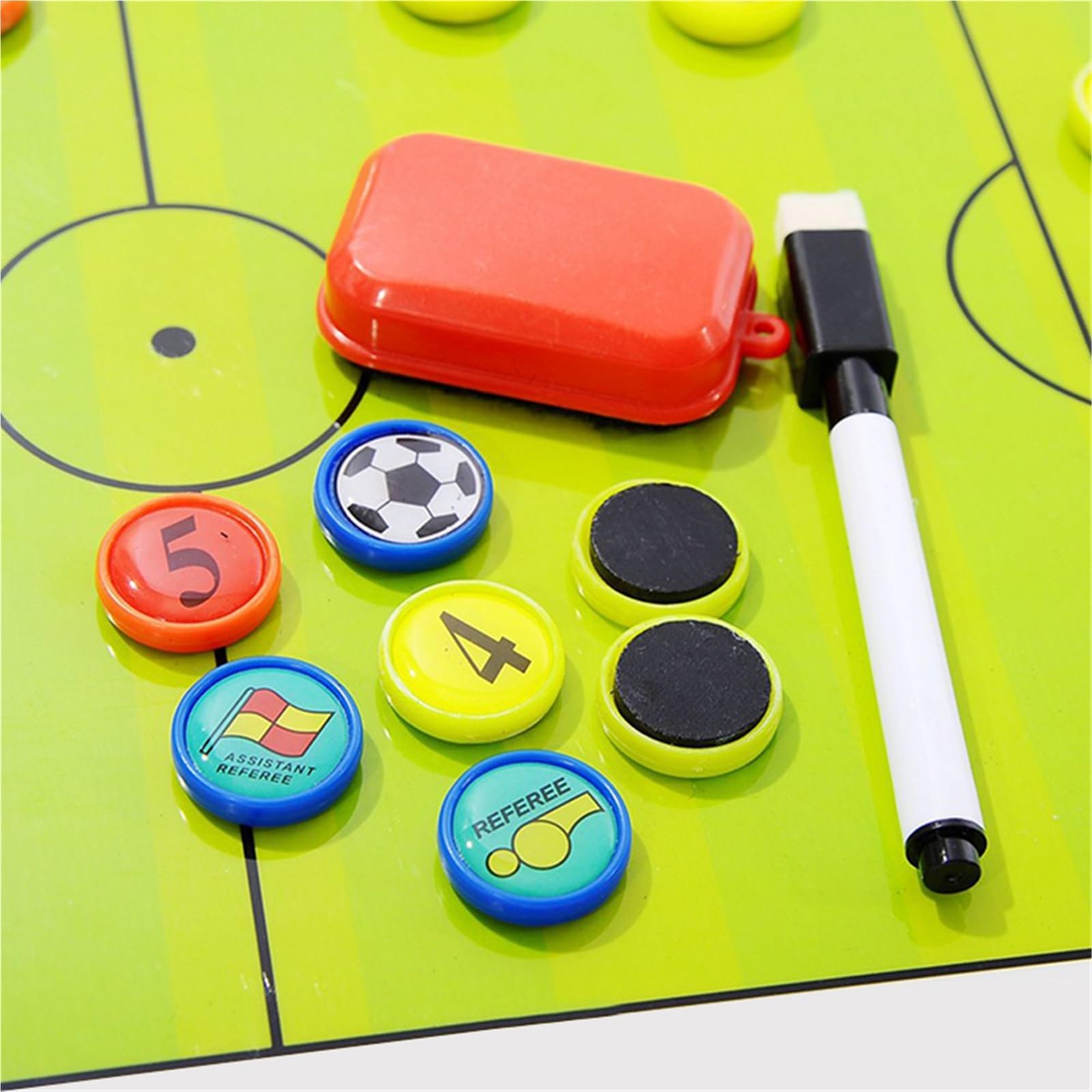 Calcio Strategia Trainer Board Lega Calcio Tattiche Magnetiche Piastra con Penna Cancellare A Secco Calcio Traning Equimpment Accessori