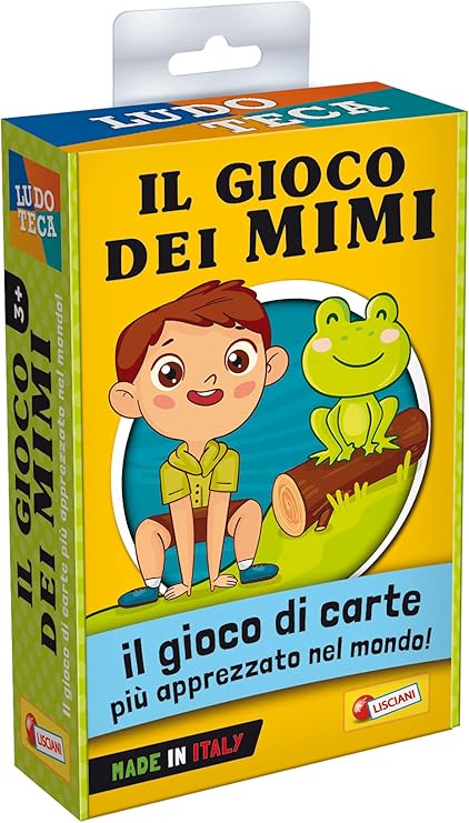 Liscianigiochi- Ludoteca Le Carte dei Bambini, Il Gioco dei Mimi, Multicolore, 89130, 4-99 anni