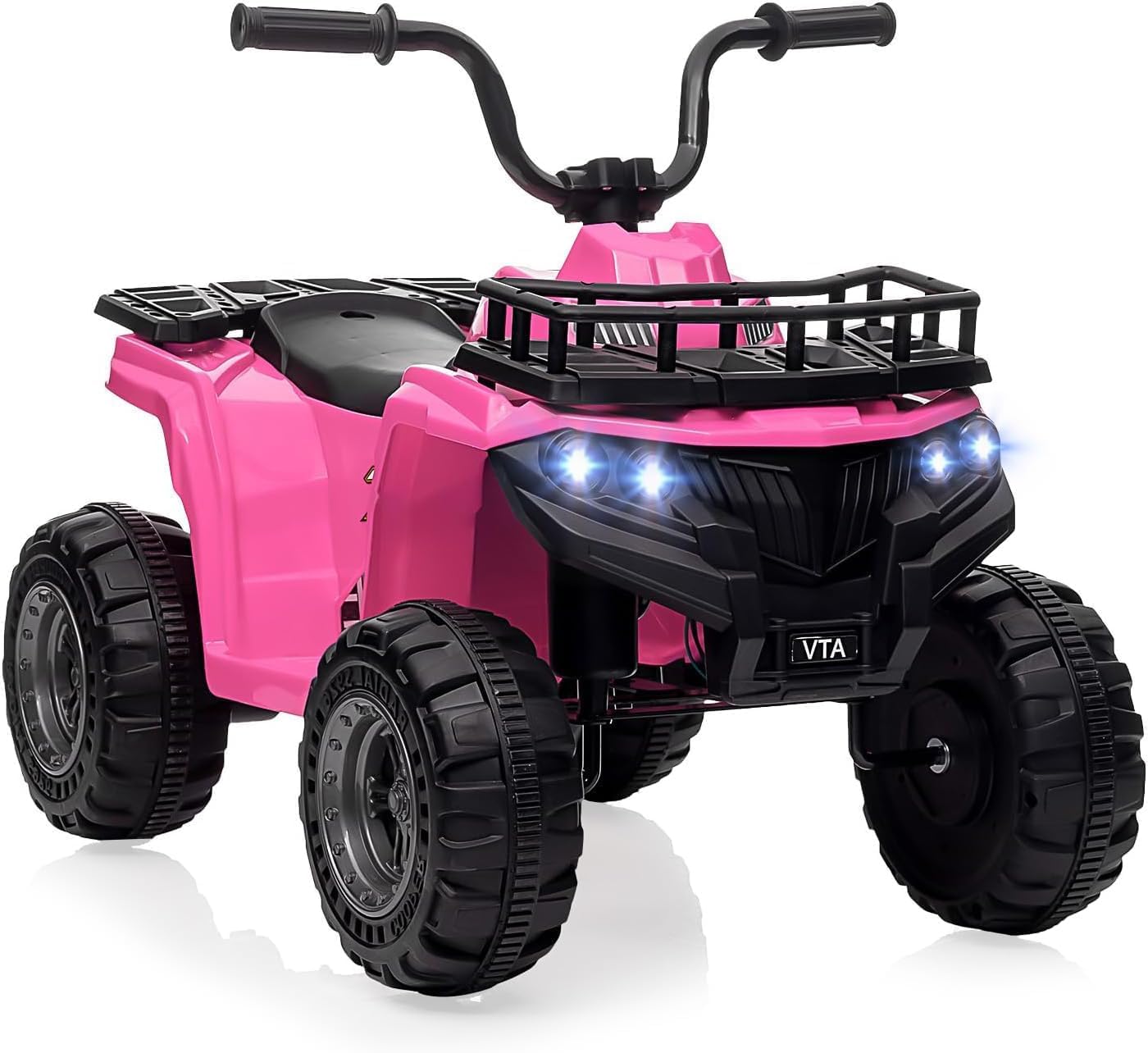 Elektryczny quad dla dzieci 12 V – 4-kołowy ATV z kołami zębatymi, światłami LED, kontrolą muzyki i prędkością – idealny dla dzieci w wieku 2-5 lat