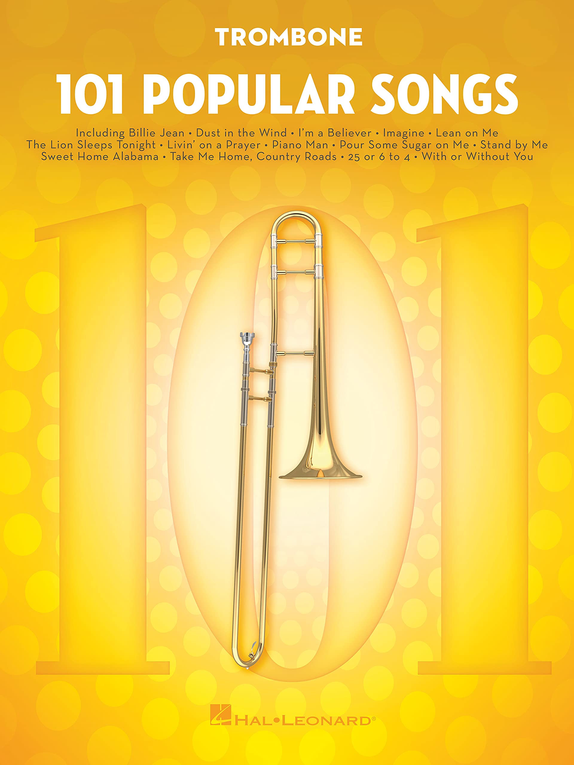 101 Popular Songs for Trombone avec 101 morceaux célèbres édition anglaise