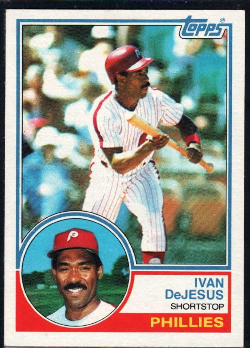 1983 Topps Baseball 587 Ivan DeJesus Philadelphia Phillies Official MLB Trading