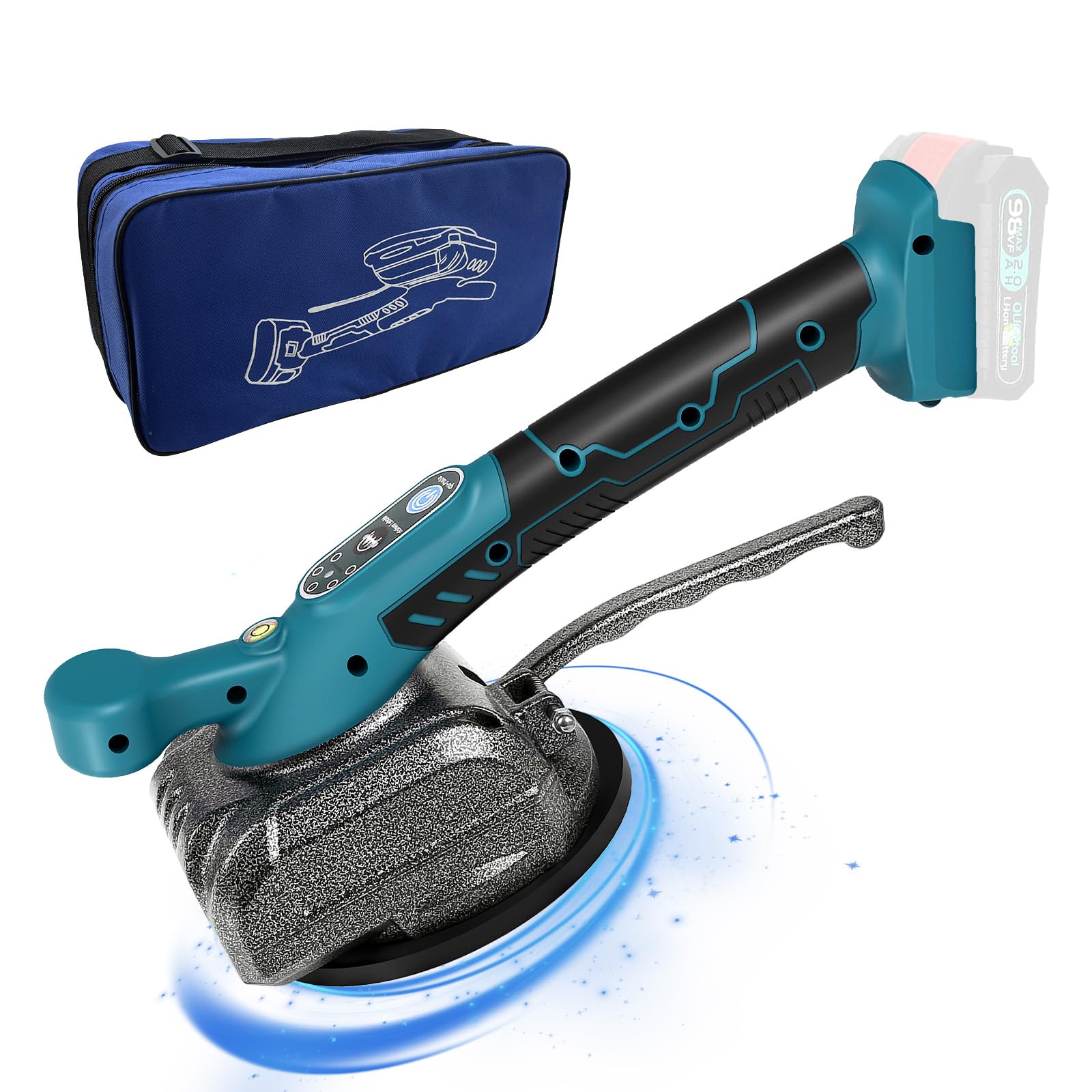 Fliesenleger Maschine Für Makita 18V - Vibrator Mit Saugnapf 60kg