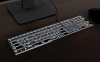 Vista 2 de KB Covers Davinci Resolve - Teclado retroiluminado de aluminio profesional, Windows - EE. UU. - Accesos directos preprogramados, construcción