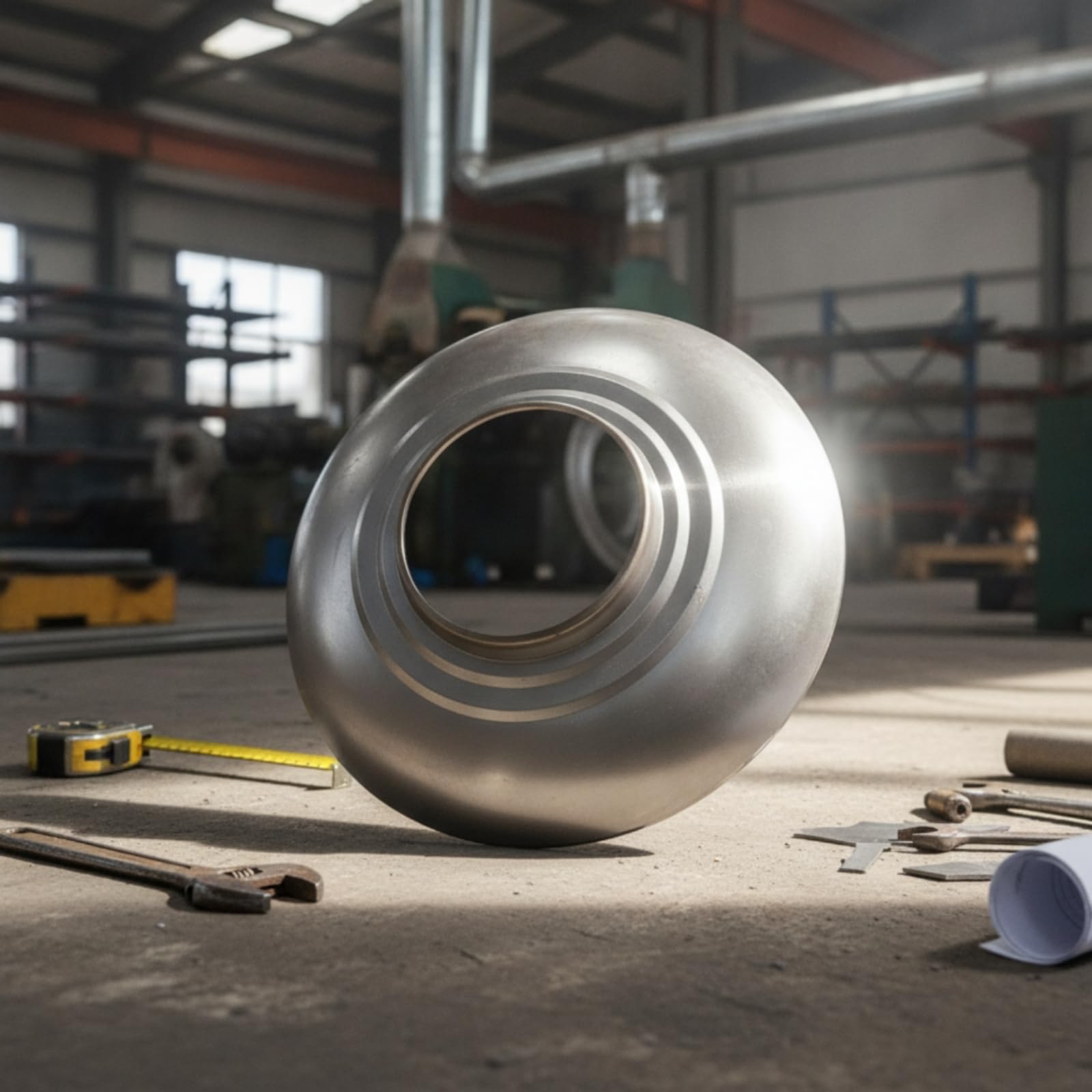 predolo Coperchio in Acciaio Inox con Foro Centrale Circolare Copertura Ermetico Tappo per Cisterna