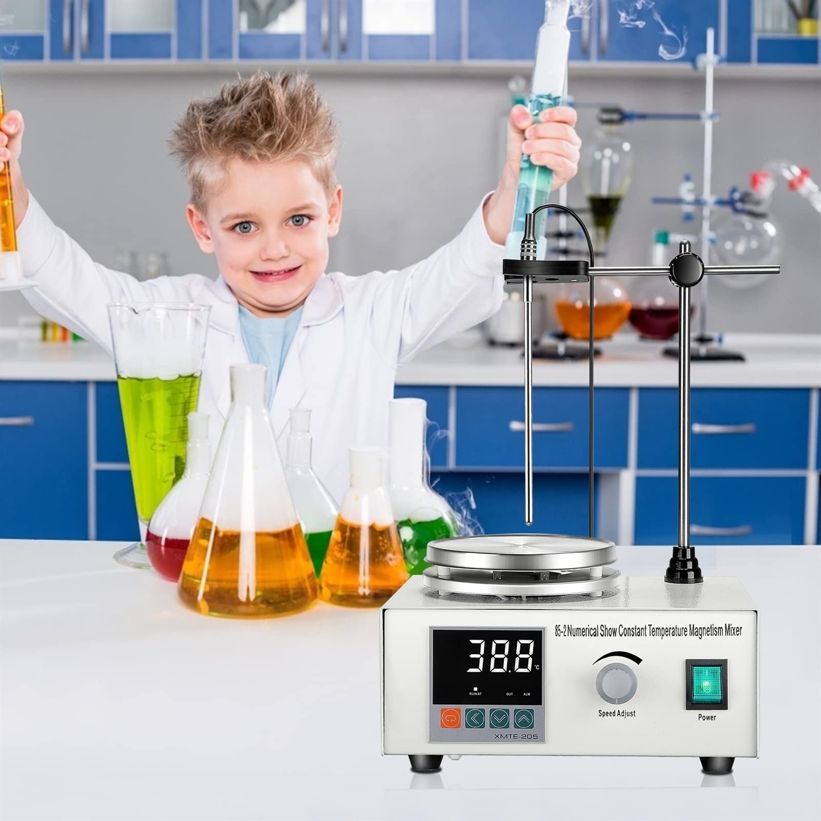 Agitatore Magnetico Del Miscelatore Della Piastra Riscaldante 85-2 Con - Foto 11