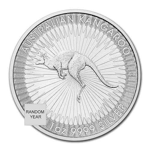 Miniatura 3 de 2015 - Present (Random Year) P Lot of (5) 1 oz Australian Silver Kangaroo Coin Brilliant Uncirculated with Certificates of Authenticity $1 Seller BU