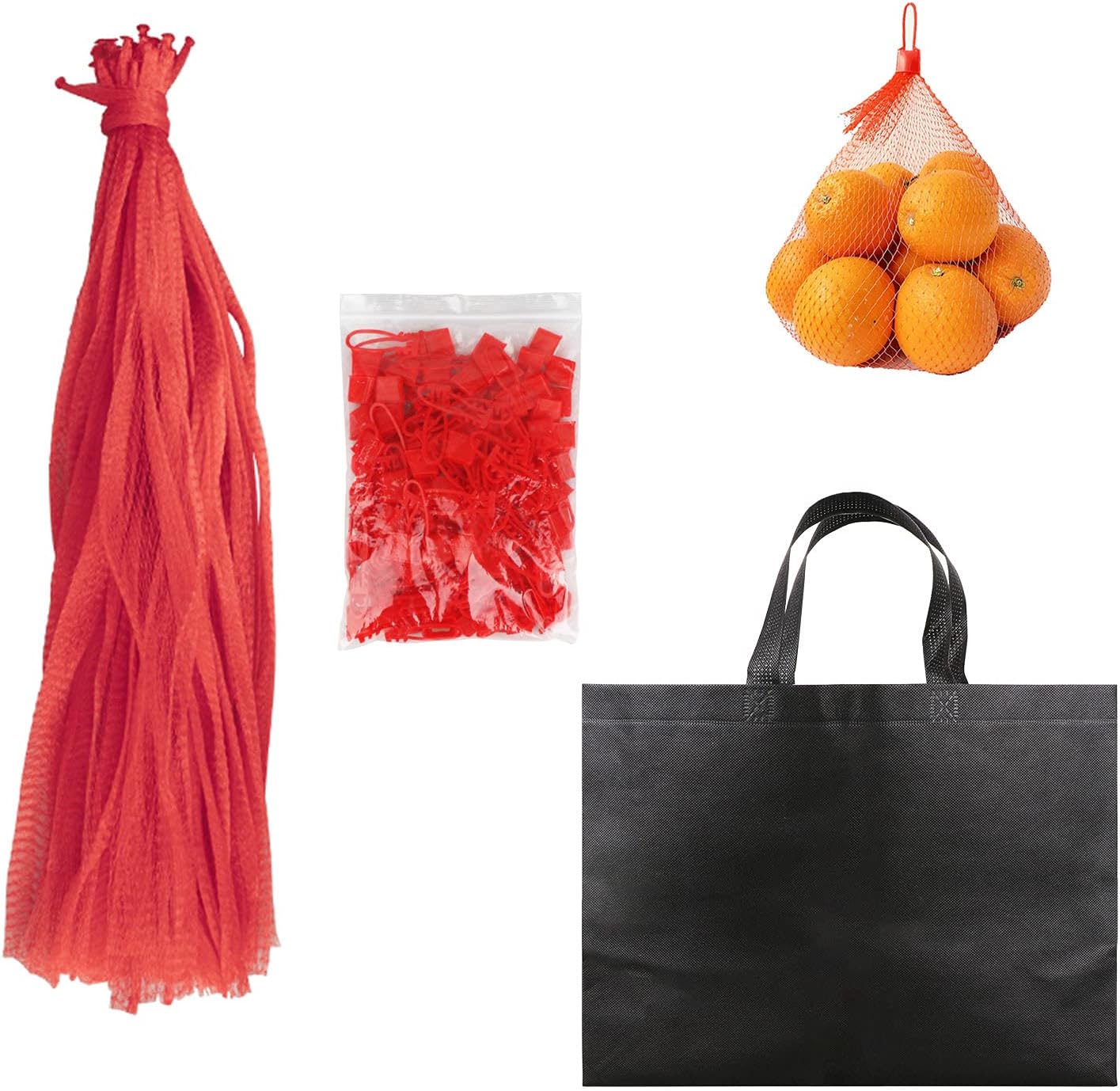 100Pcs Seafood Boiling Bags, 24 in Mesh Onion Bags