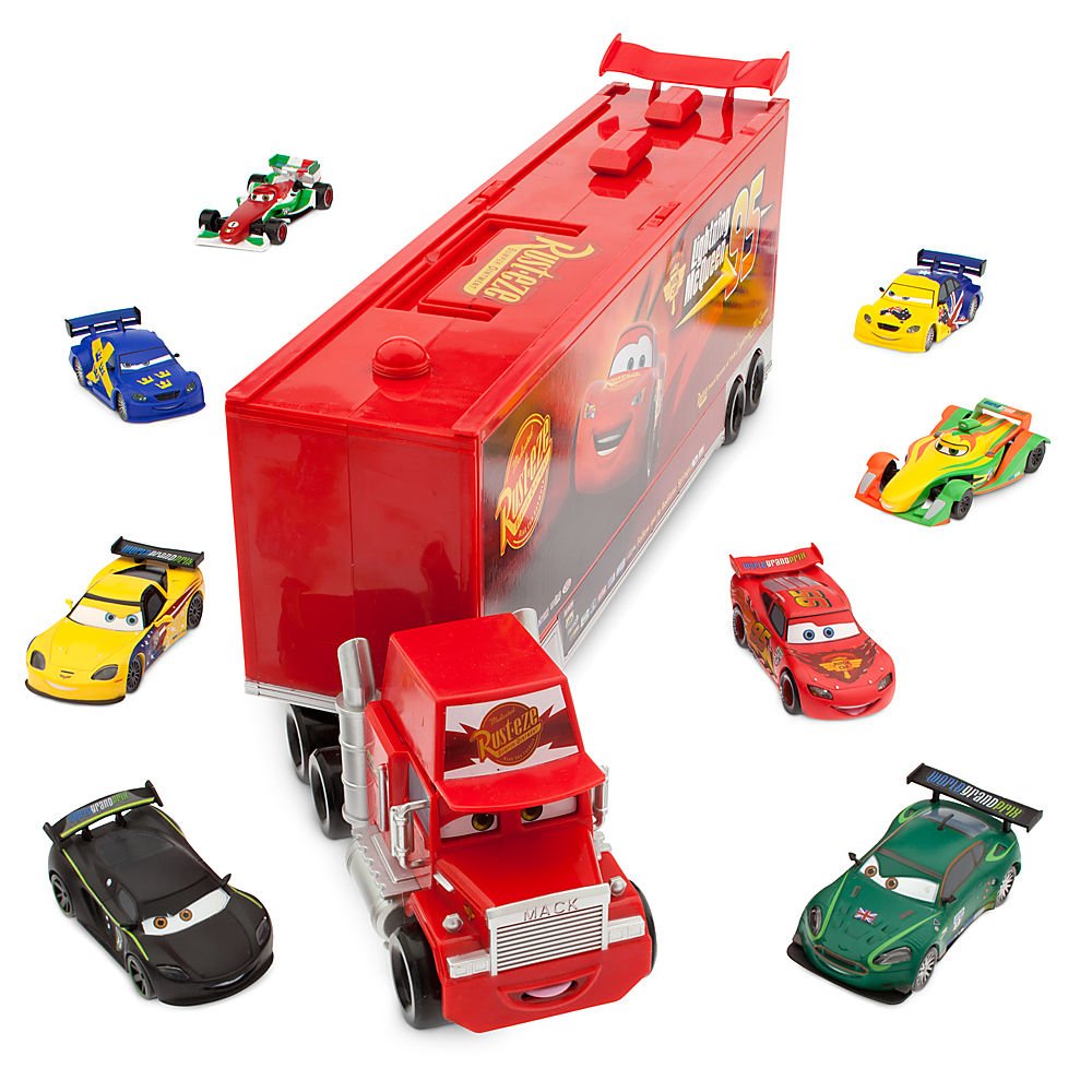 Disney Pixar Cars Mack Die Cast Ultimate Carrier Gift Set [8 Cars