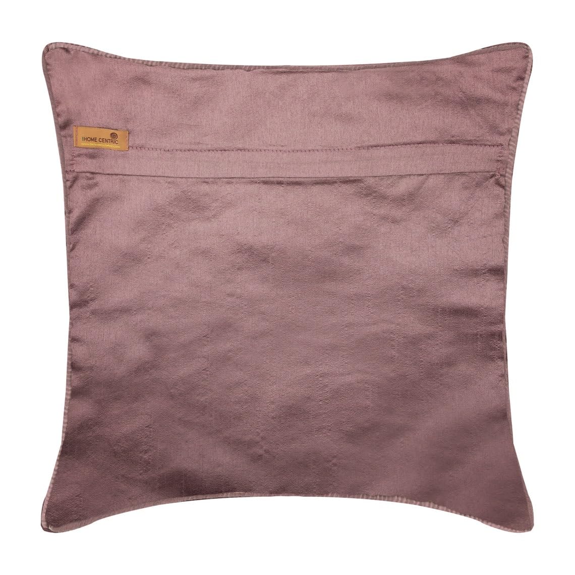 Fodera Cuscino 60x60 Cm In Seta Jacuard Viola – The HomeCentric, Motivo Astratto, Cerniera Nascosta, 100% Fatto A Mano Per Divano E Letto
