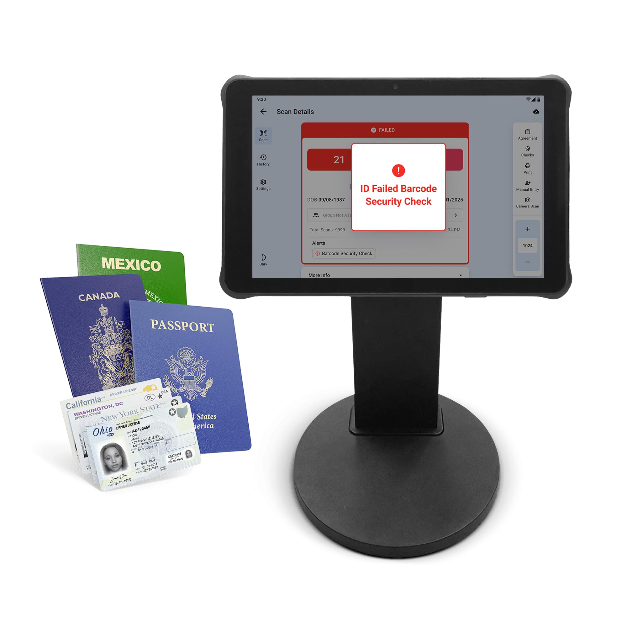 Visitor Management Bundle with Durable All-in-One 10