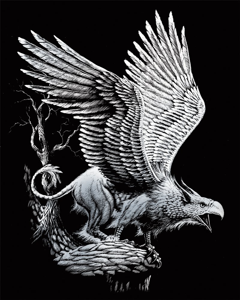 Royal & LangnickelENGRAVE ART SLVR SCREAMING GRI