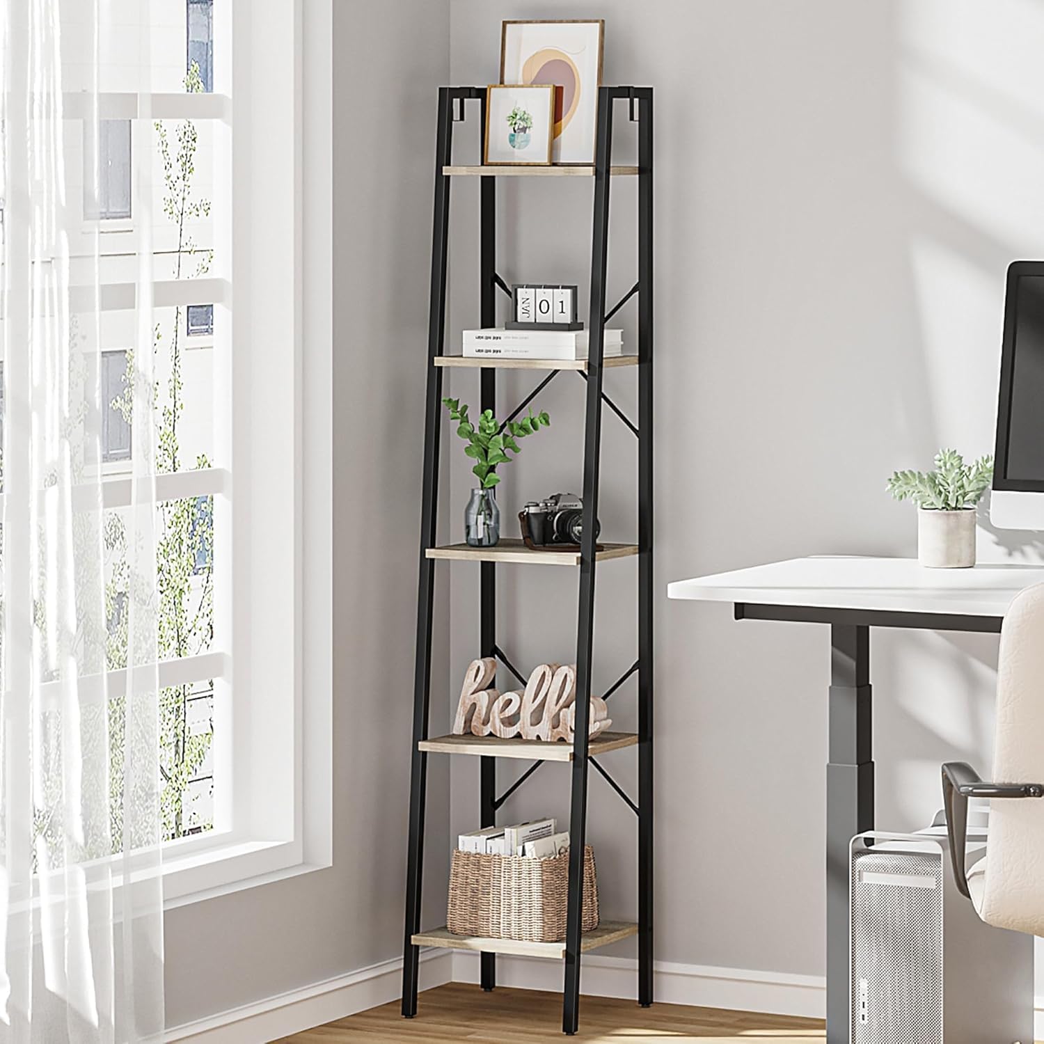 Hzuaneri Ladder Shelf