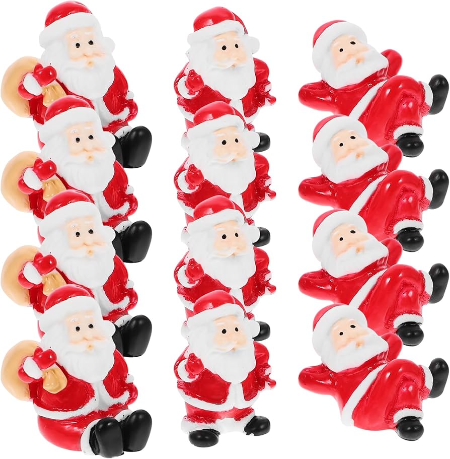 Amazon | LEDMOMO クリスマス置物 サンタ置物 卓上 テーブルオブジェ