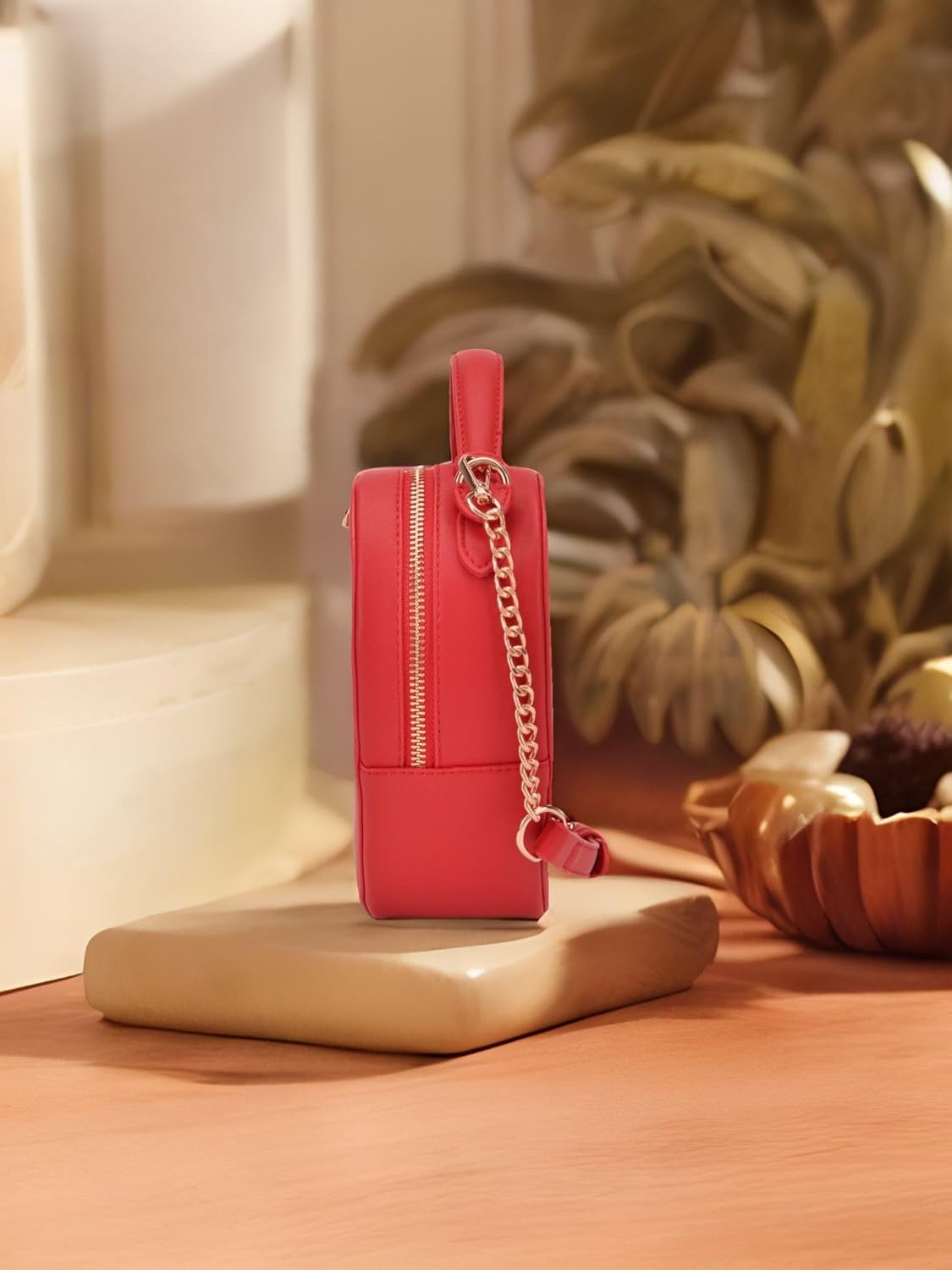 lola mae Heart Shape Crossbody Purse for Women – Cute Valentine’s Gift Handbag, Zip-Around Shoulder Bag for Teens - Image 4