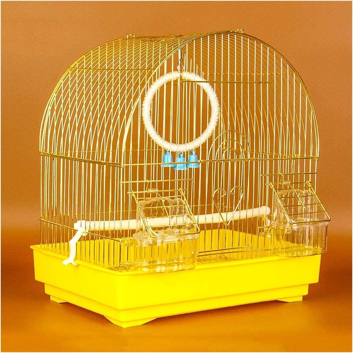 HTTGDGDH Professional Birdcage Pet Supplies Bird Carrier Gardening Decor Birdcages Small Bird Cage Portable Small Sized Birds Travel Cage Pet Home With Swing And Bathtub,