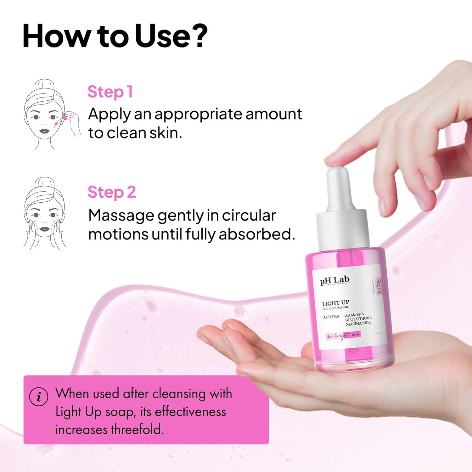 pH Lab Light Up Anti-Spot Serum, Even Skin Tone, Clean Pores, Help Prevent Blemish Formation, 1.01 Fl Oz (Pack of 1) - Image 6