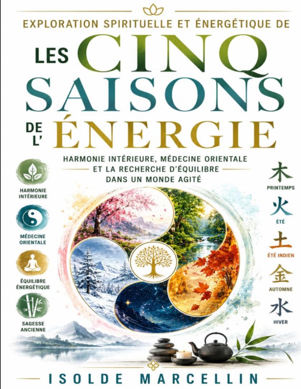 Exploration spirituelle et énergétique de Les Cinq Saisons de l’énergie: Harmonie intérieure, médecine orientale et la recherche d’équilibre dans un monde agité