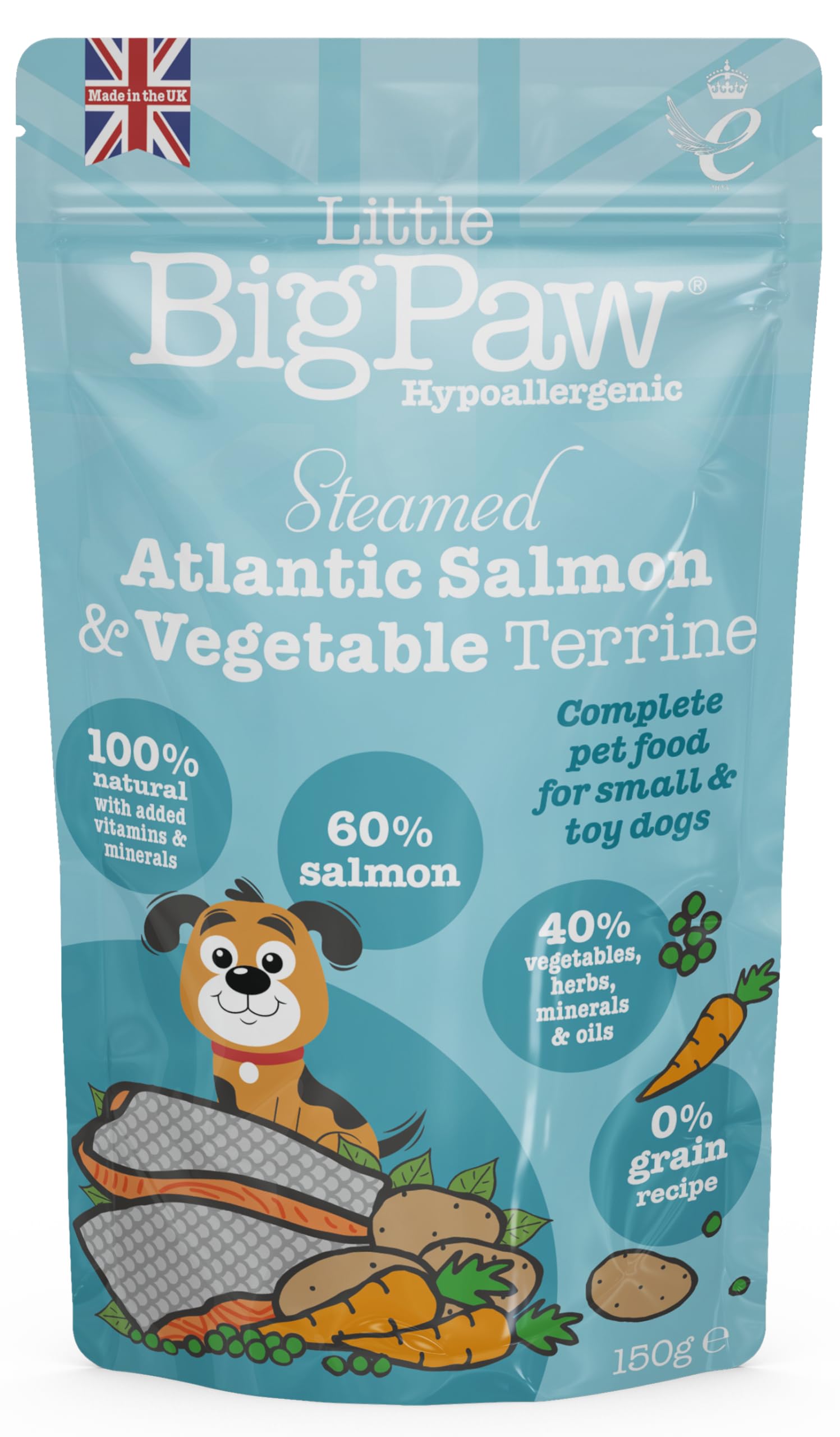 Little BigPaw Tender Duck & Vegetable Dinner for Puppy and Small Dogs, Grain Free and Hypoallergenic Dog Wet Food, 150 GMS Each (Pack of 8) (B0CX9F86GK) Amazon Price History, Amazon Price Tracker
