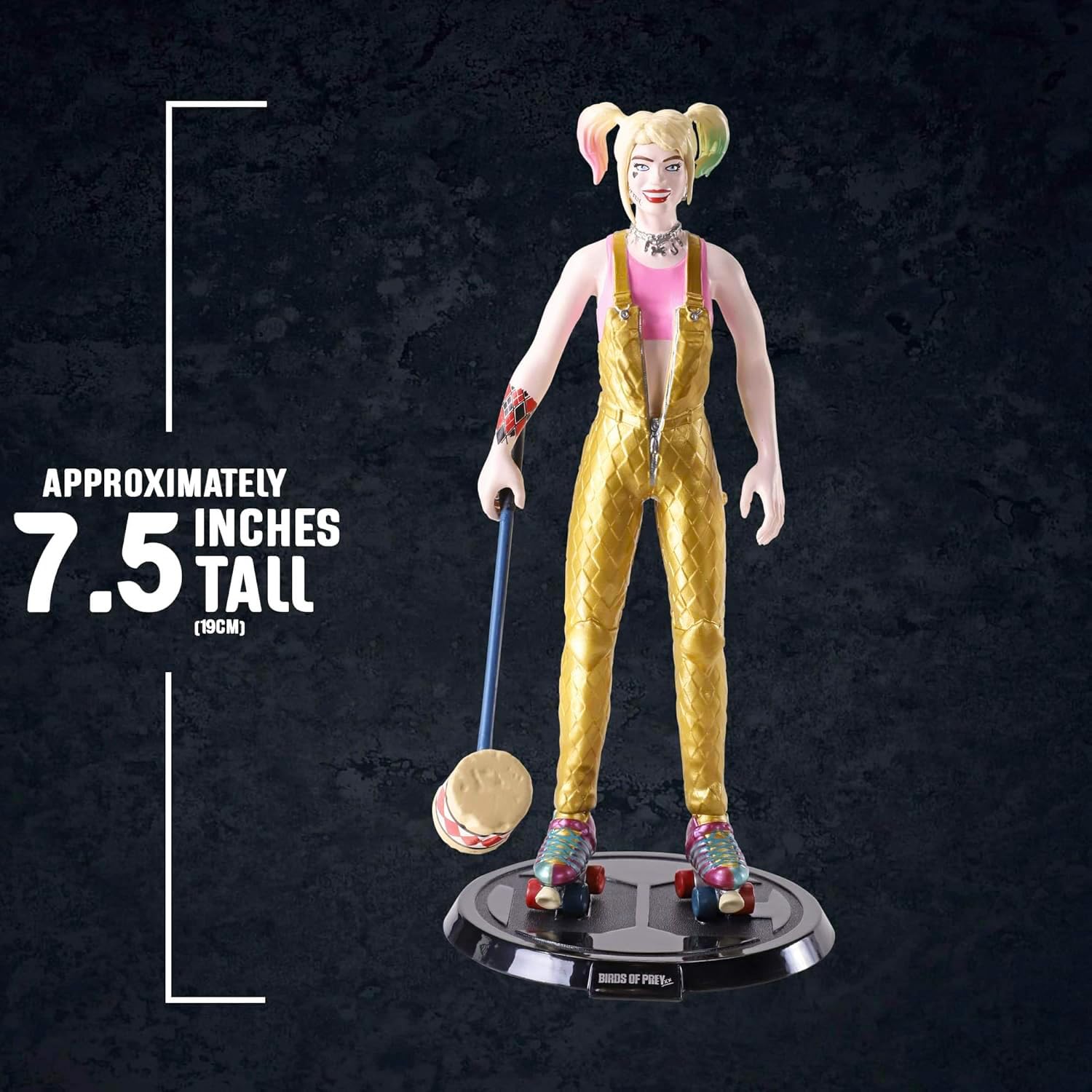 DC Comics Zestaw figurek kolekcjonerskich – zestaw z figurkami Catwoman i Harley Quinn Plus więcej | 18 cm Catwoman i Harley Quinn Bendy figurka zabawki