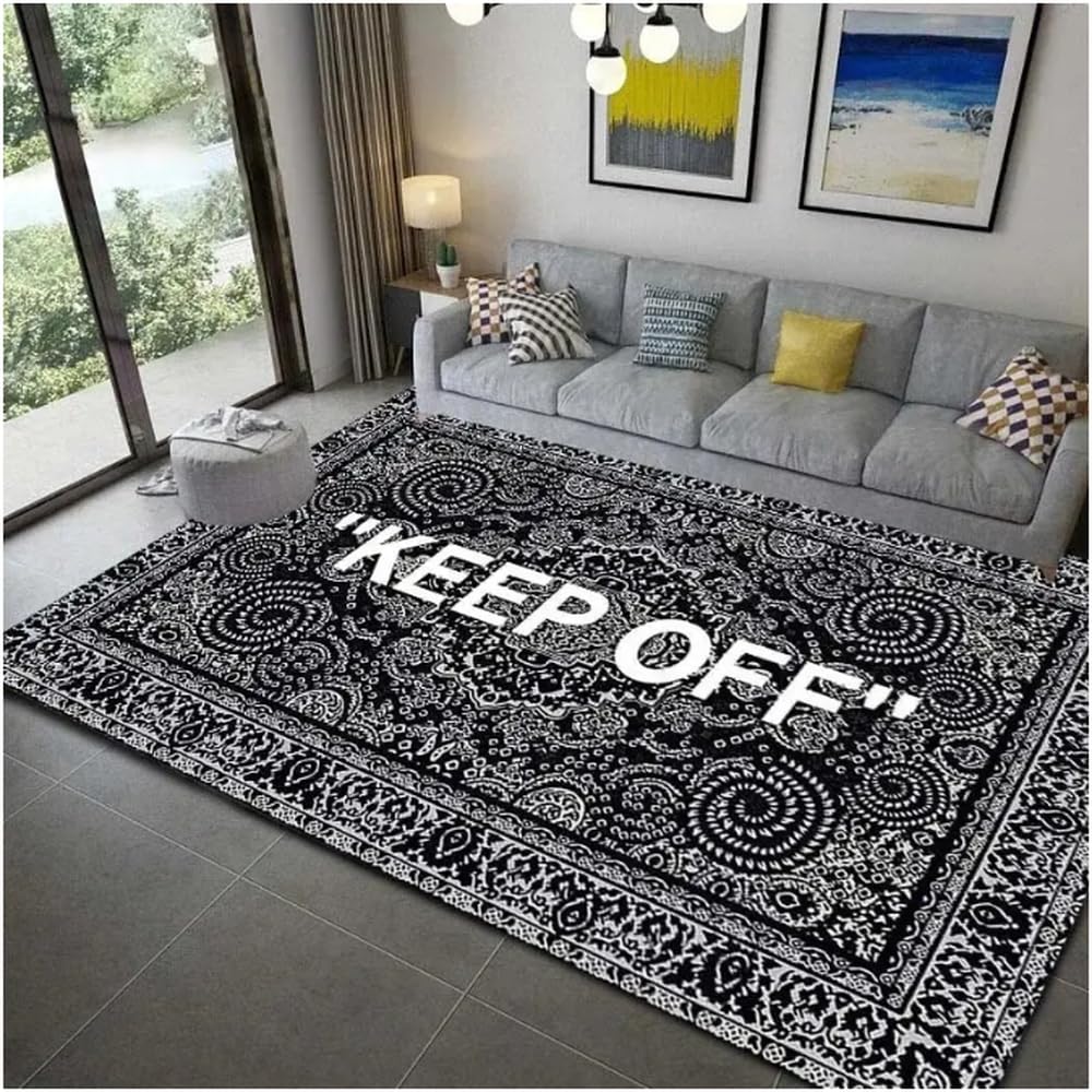 Tapis de maison lavable 100x160cm avec paillassons de sol antidérapants