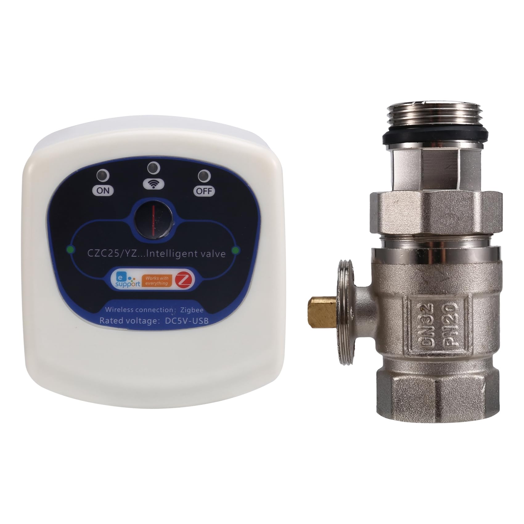Controlador Inalámbrico de Válvula de Agua Inteligente con Wifi para Jardín Doméstico, Controlador de Apagado Automático DN25, Aplicación