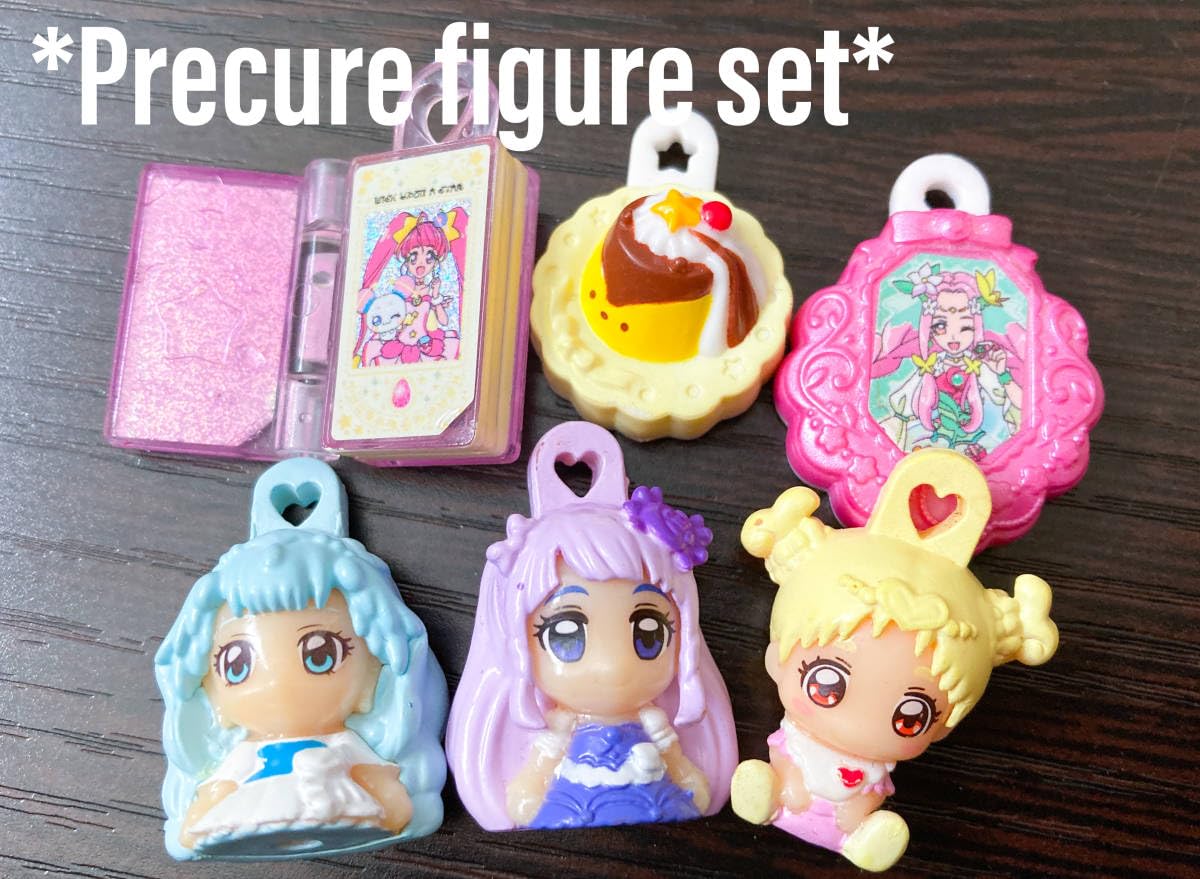 Amazon.co.jp: プリキュア ミニマスコット 人形 6点セット まとめ売り