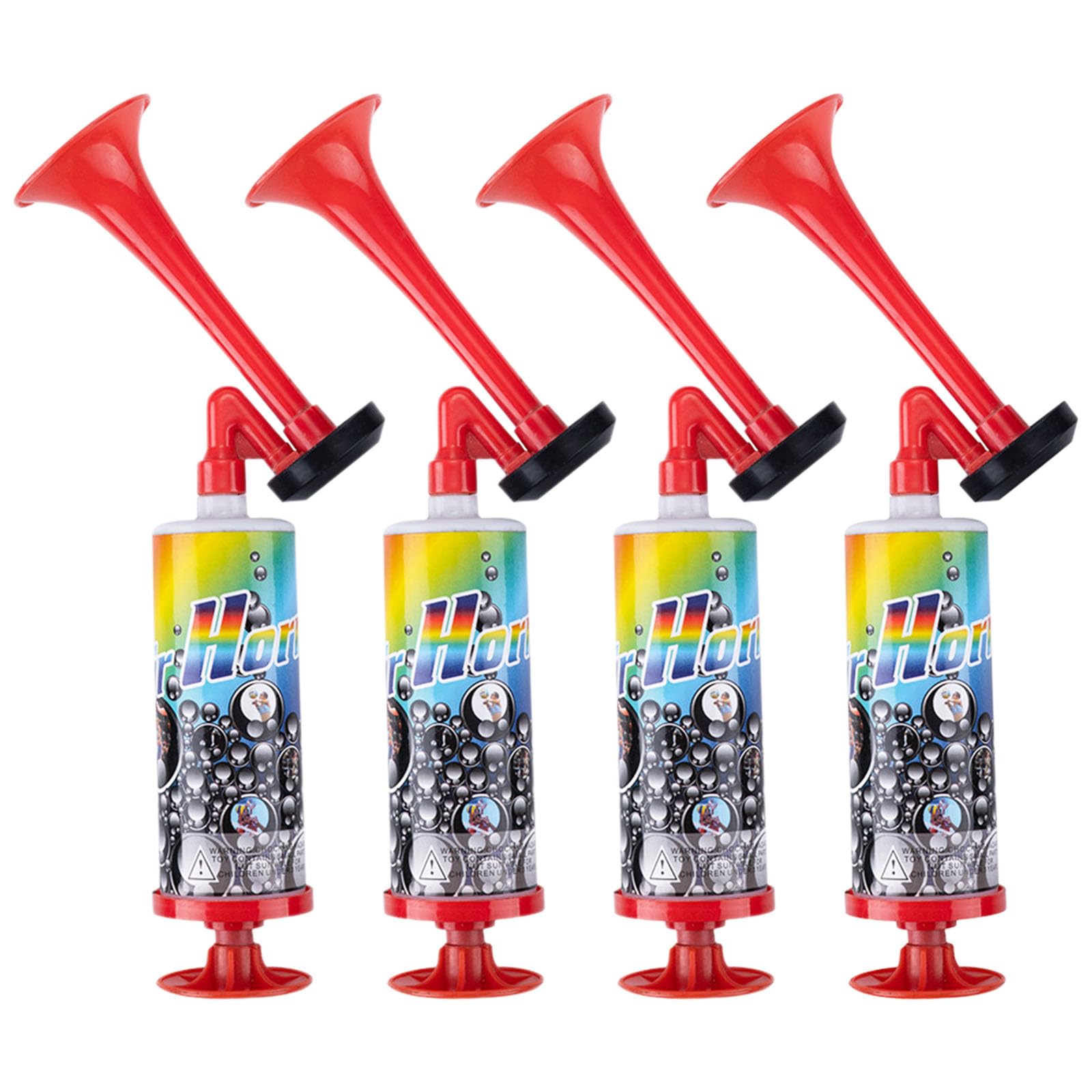 Tromba da Stadio,WideSmart Tromba Stadio ad Aria Manuale,4 PCS Loud Handheld Air Horn Clacson a Gas Tromba,Corno Aereo Air Horn per Partite di Calcio, Eventi Sportivi, Nautica, Celebrazioni