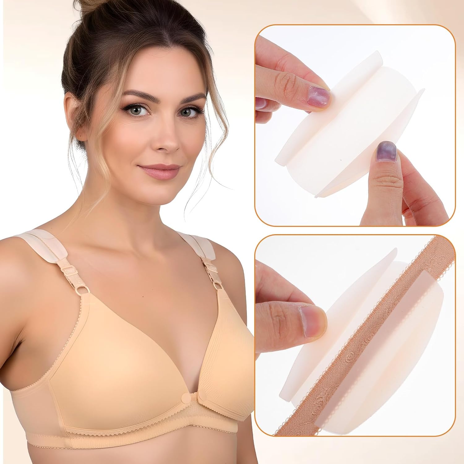 12Pcs Silicone Bra Strap Holders, Bra Straps Holders for Slipping Shoulder, Anti Slip Shoulder Strap Pad for Women to Prevent Slipping and Minimize Discomfort