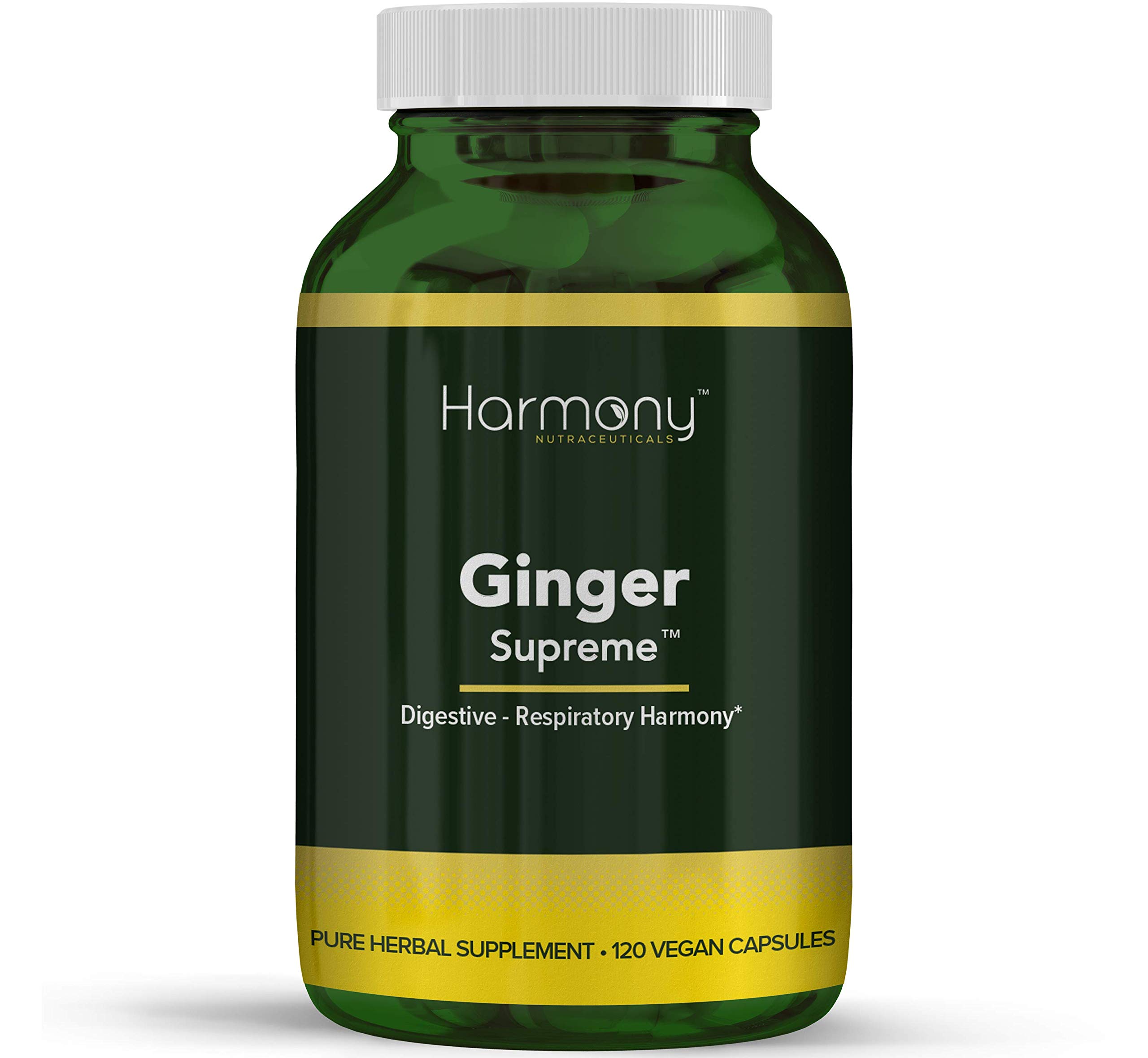 Ginger Supreme - Respiratory Harmony – Harmony Nutraceuticals Supplement for Healthy Digestion, Breathing, Circulation, and Joints