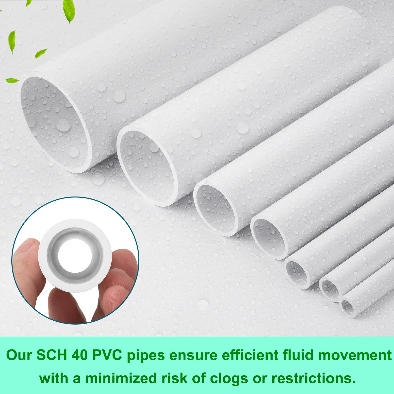 CKVIHAV 6Pcs 3/4 Inch PVC Pipe 17
