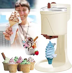 Máquina De Sorvete Expresso, 1000ml Máquina Automática Sorvete De Iogurte Caseiro DIY, Usar Basta Fazer 10 Minutos, Suficiente Para 7 a 8 Pessoas, Para Liquidificador Portátil Doméstico