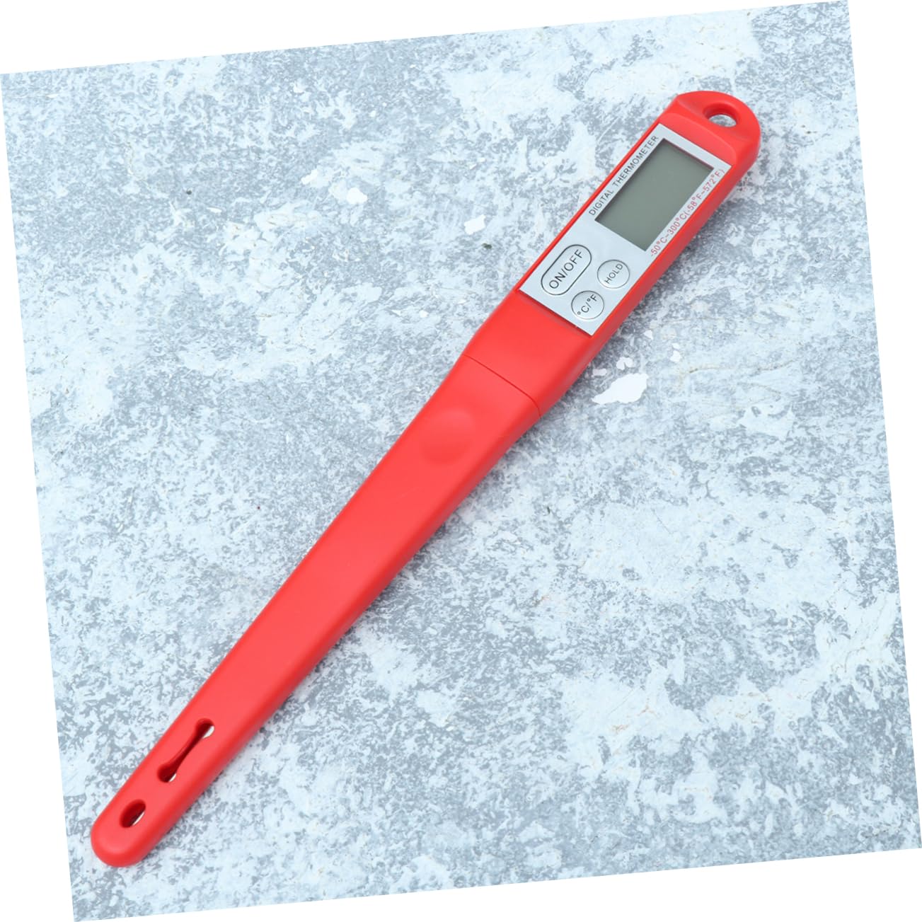 Ciieeo 3piezas Digital De Cocina Sonda De Inoxidable Para Carnes y Alimentos Lectura Instantánea Herramienta De Cocina Para Bbq y Uso Doméstico Rojo
