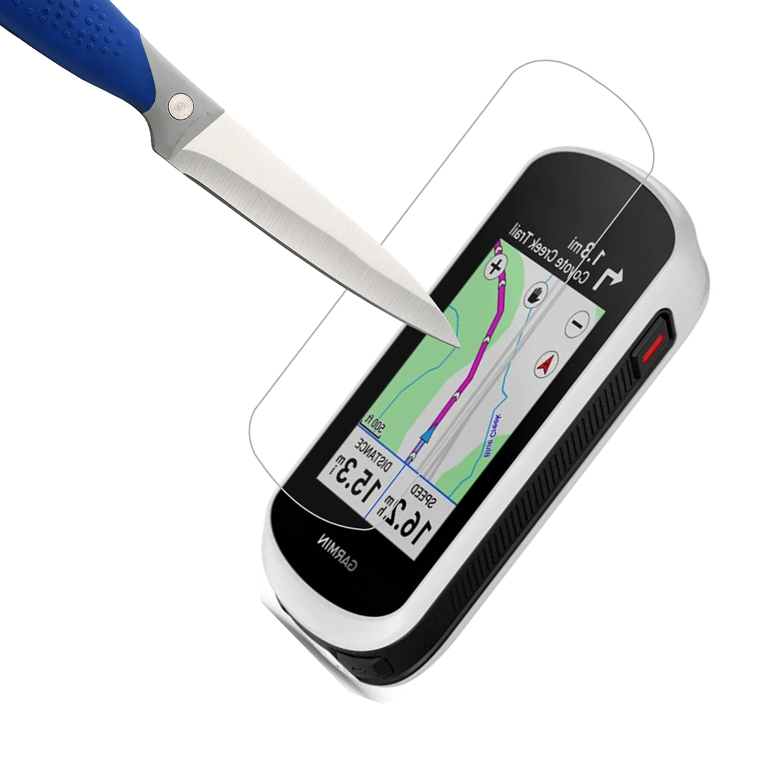 Mr.Shield Pellicola Protettiva per Garmin Edge 1040 / Edge 1040 Solar Vetro Temperato [9H Durezza] [3 Pezzi] Protezione Schermo Senza Bolle