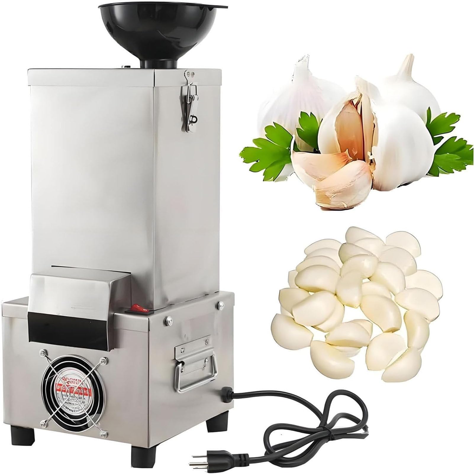 PioMue 200W Small Commercial Garlic Peeler 25kg/H Capacity 220V