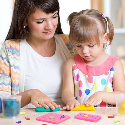 Miniatura 4 de Patelai 6 moldes de silicona con letras y números, 26 letras y números del 0 al 9, moldes de silicona para hacer caramelos, galletas, cubitos