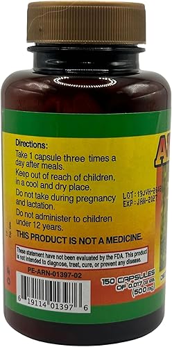 Miniatura 4 de vidaherbal Arnica Cápsulas 150 (300 mg) Suplemento Dietético  suplemento alimenticio 150 Cápsulas